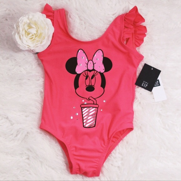 NWT Baby GAP Navy Red White Polka Dot Flower Tankini Swimsuit U Pick Size NEW